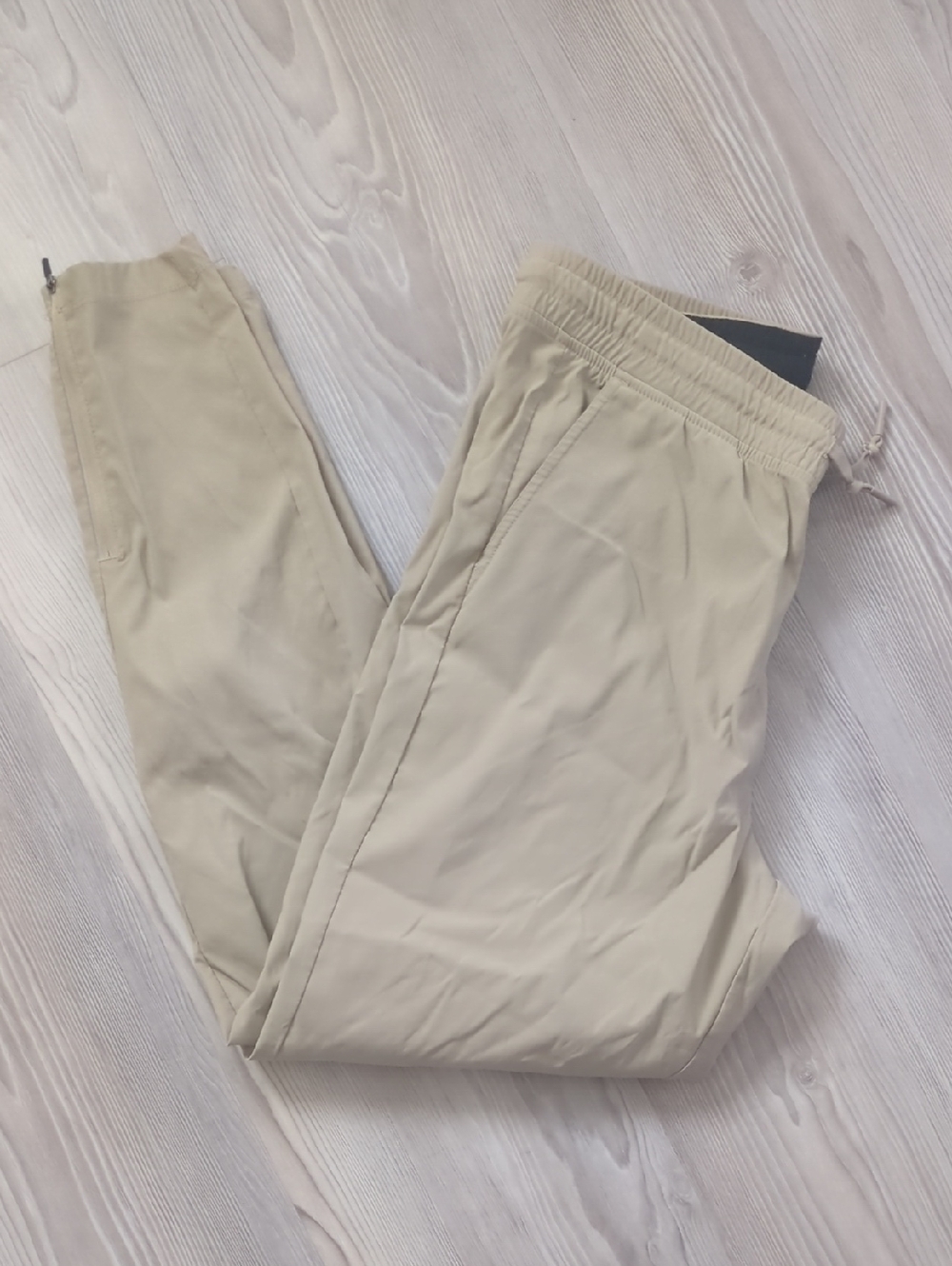 Kenneth Cole L Men's Khaki Elastic-Waist Joggers